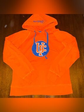 College Classics Orange UF Hoodie Sweatshirt Florida Gators Embroidered Small